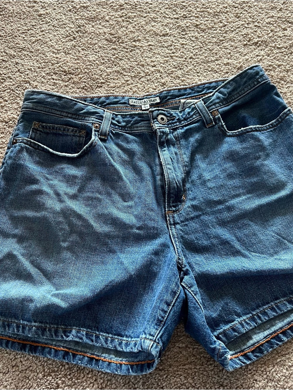 Vintage Polo Jeans Co. Ralph Lauren "Saturday Jean" Denim Shorts (Size 31 / 12)